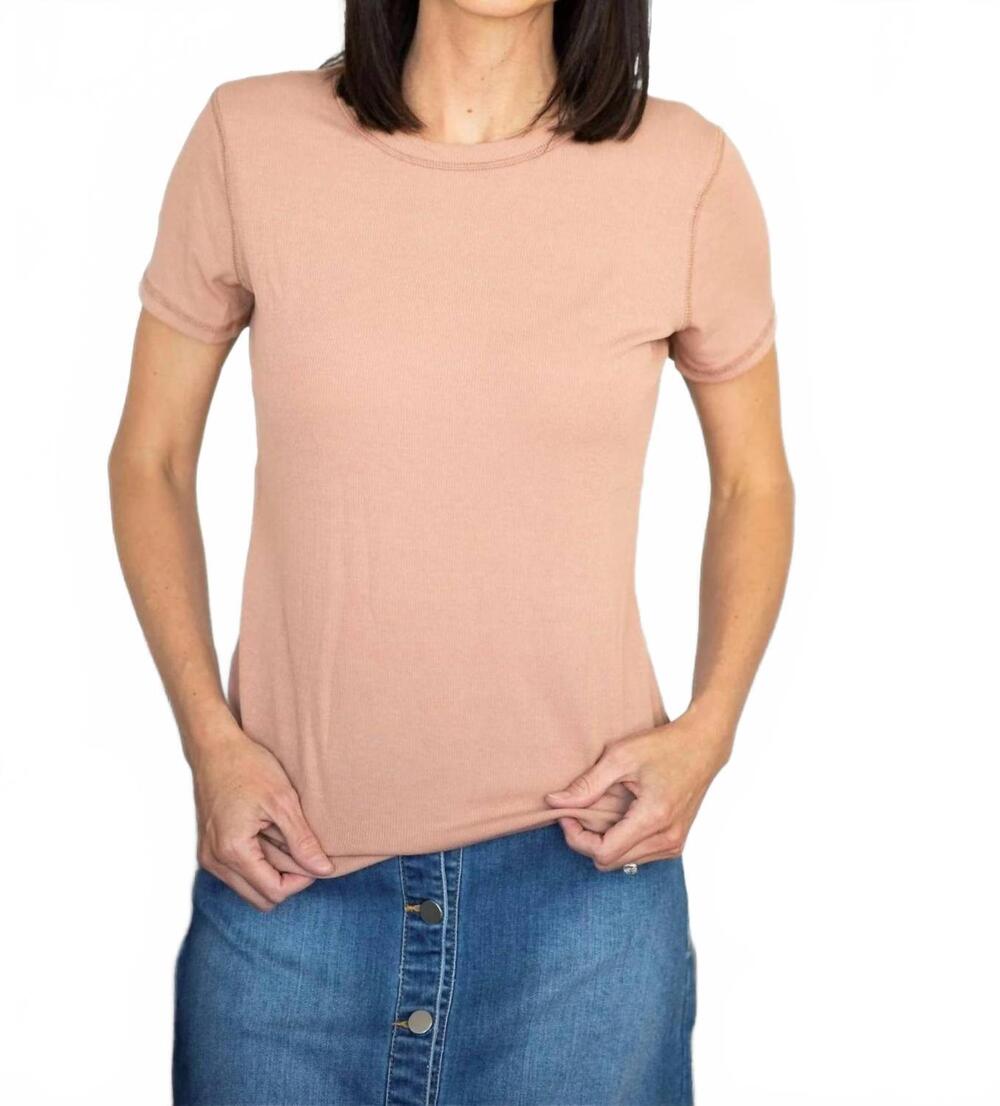 NEW WISHLIST eisley ribbed top in ginger